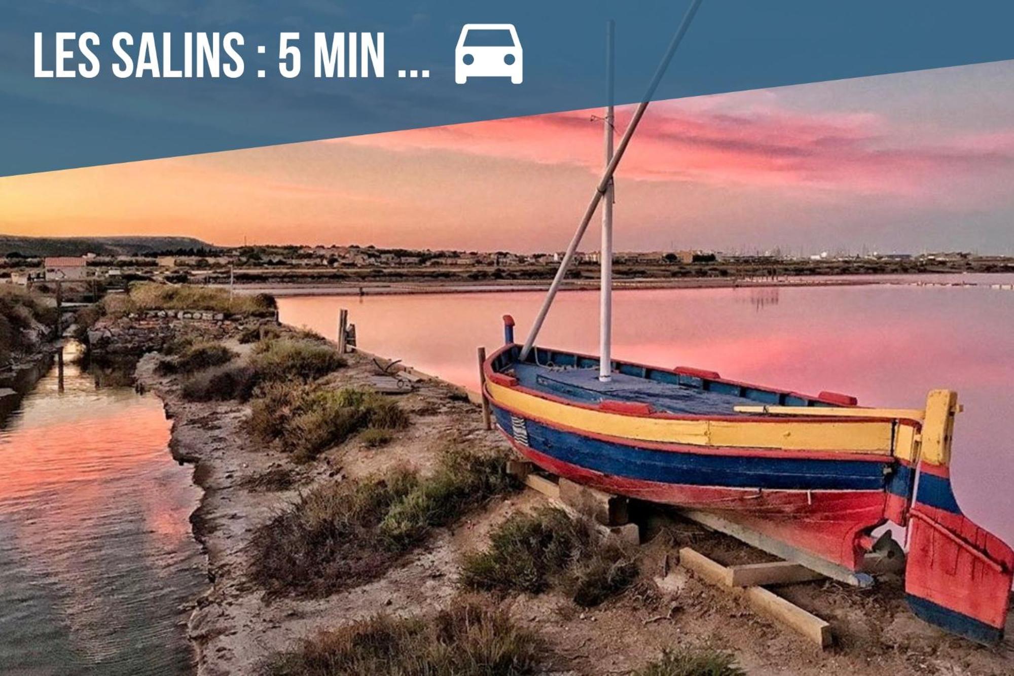 L'Eden - Vue Magnifique Sur Le Port, Les Chalets & La Mer - Gruissan Exteriör bild